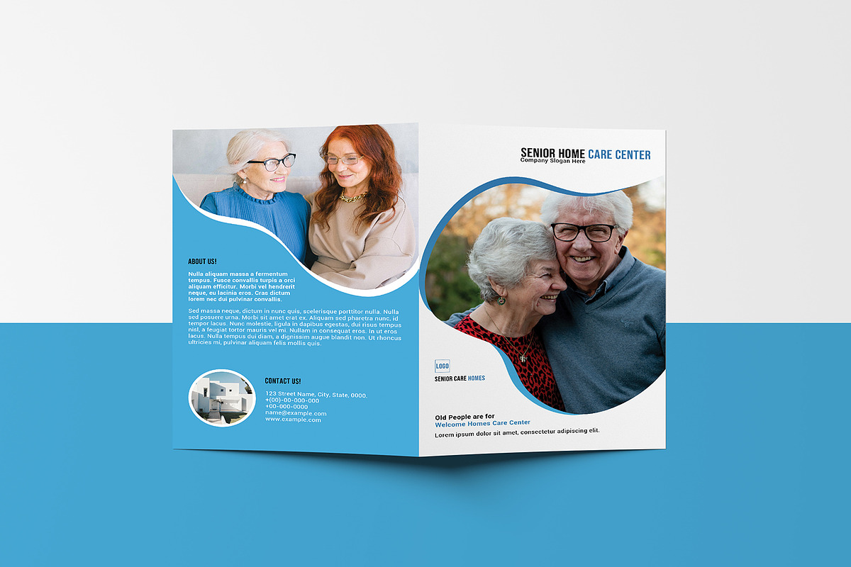 Senior Home Care Brochure Template, a Brochure Template by retrographix (Photo 2 of 3)