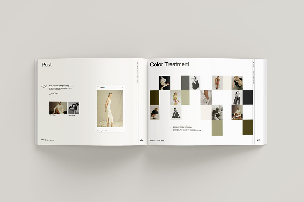 Róhe | Brand Guideline Template, a Branding & Logo Template by Graphpexel (Photo 9 of 10)