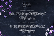 Smaragdines Font + Extras, a Script Font by Mats-Peter Forss (Thumbnail 8 of 8)