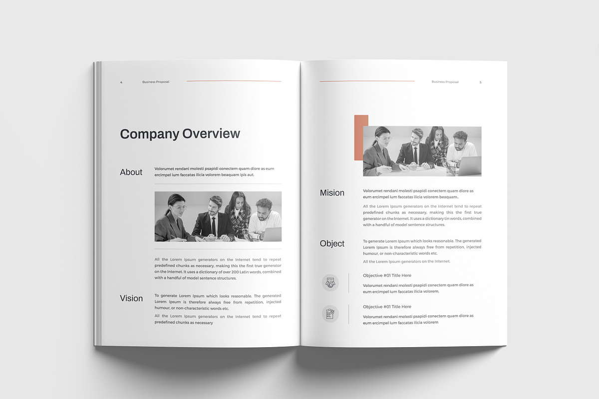 Business Proposal Template | MS Word, a Brochure Template by Niofix (Photo 3 of 6)