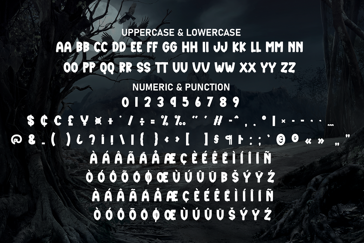 Spooky | Script Font, a Script Font by Scratchones (Photo 7 of 8)