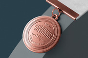 Embossed Medal Logo Mockup, a Product Mockup by DesignNeutrons (Thumbnail 1 of 4)