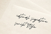 Hillarios, a Script Font by Pustudio (Thumbnail 3 of 7)