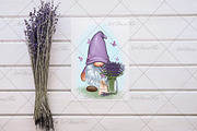 Lavender Gnome PNG Clipart, a Person Illustration by DekoArt (Thumbnail 3 of 3)