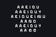 Enginx - Futuristic Font, a Sans Serif Font by QR Design Studio (Thumbnail 4 of 9)