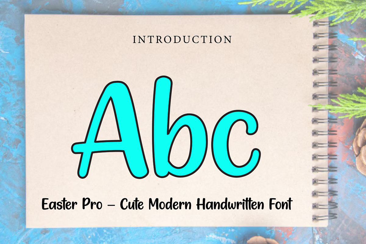 Easter Pro, a Handwritten Font by Wow Magic (Photo 2 of 3)