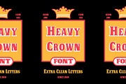 Heavy Crown Font, a Serif Font by Kern Club (Thumbnail 5 of 8)