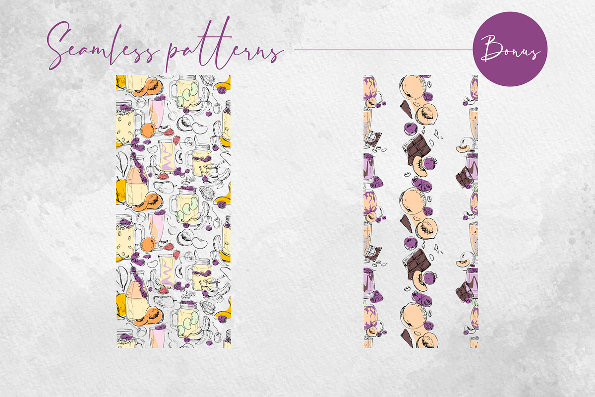 Blueberry smoothies & milkshakes, a Food Illustration by MsFlaffy (Photo 18 of 18)