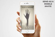Scary Hand Kids Birthday Invitation, an Invitation Template by 1208designs (Thumbnail 4 of 6)