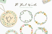 Little Garden - Floral Vector Set, a Background Graphic by wulano (Thumbnail 2 of 9)