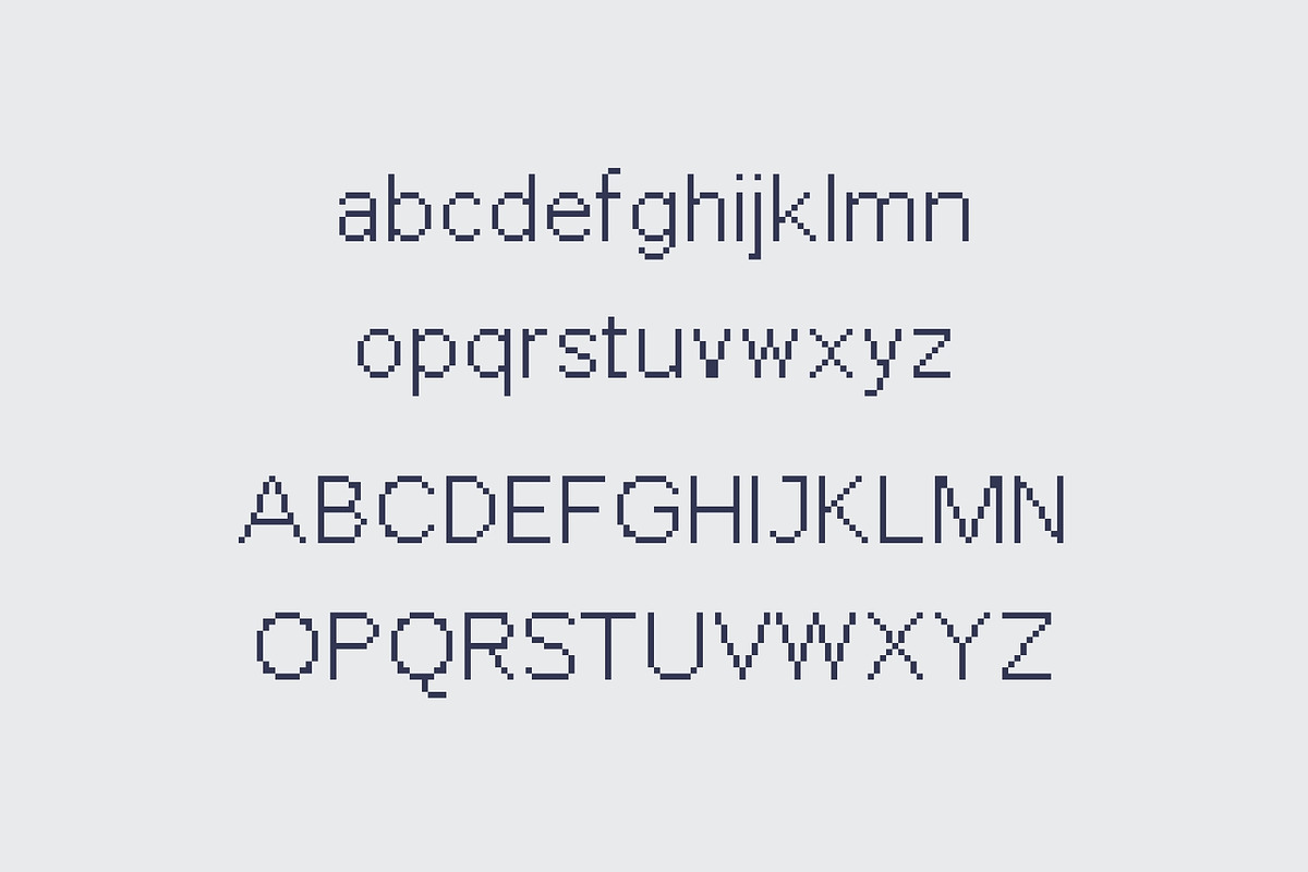 Chonky Pixel - 8Bit Pixel Typeface, a Sans Serif Font by HipFonts (Photo 3 of 7)
