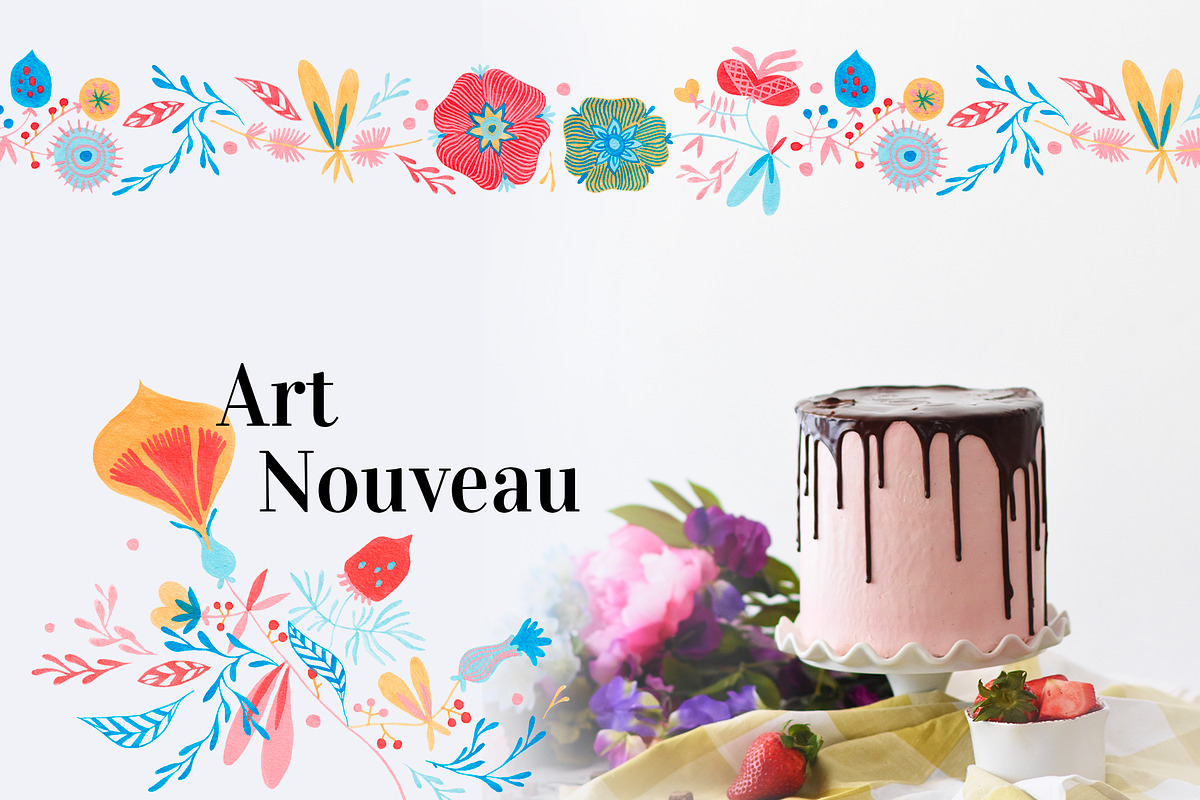 Clear floral ornament, a Decorative Illustration by Folkheart (Photo 8 of 11)