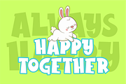 Rabbito, a Font by figuree studio (Thumbnail 2 of 6)