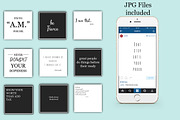Instagram Quotes - 50 Pack, a Social Media Template by Jo-Lou Design (Thumbnail 2 of 2)