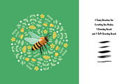 Bee Creator: 100 Procreate Brushes, a Brush Add-On by Pencil Twist (Thumbnail 5 of 11)