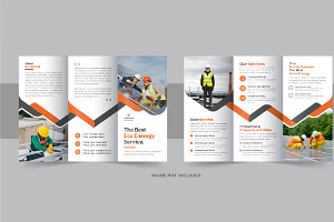Solar energy trifold brochure design, a Brochure Template by Pavel_design