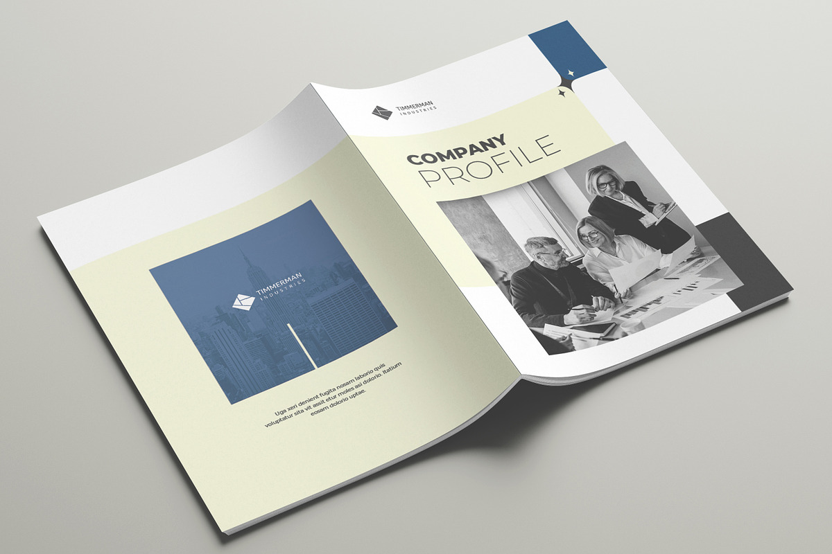 Company Profile Template | Handbook, a Brochure Template by DesVert (Photo 3 of 6)