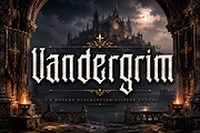 Vandergrim, a Blackletter Font by Wow Magic (Thumbnail 4 of 6)