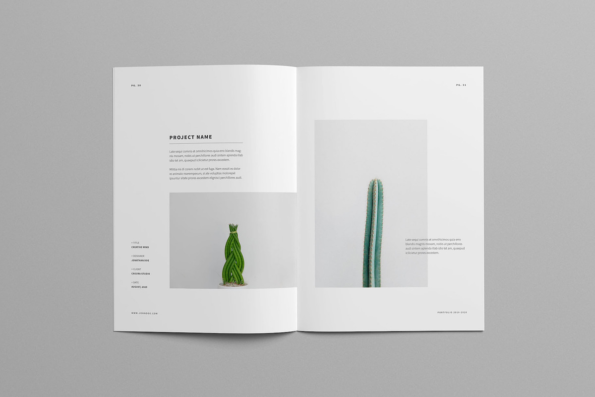 Minimal Portfolio, a Brochure Template by Meenom Templates (Photo 16 of 20)