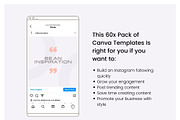 Fitness Instagram Feed Template, a Social Media Template by Cultive Creative (Thumbnail 3 of 13)