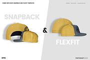 Snapback hat mockup pack, a Hat Mockup by PrePress Toolkit (Thumbnail 4 of 4)