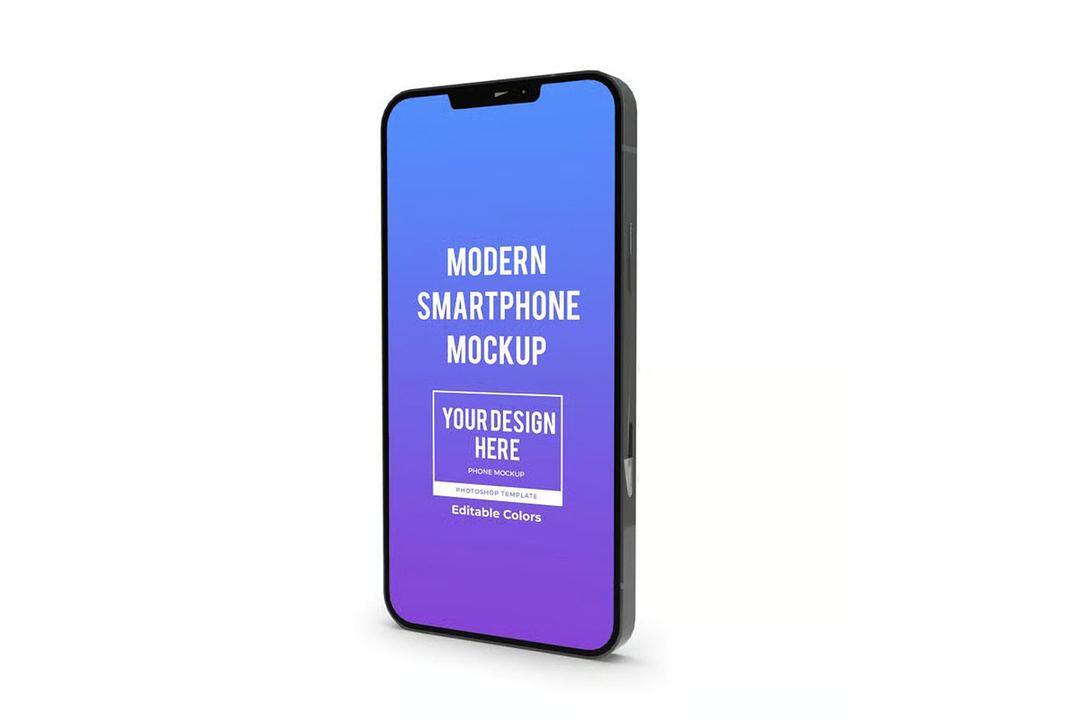 iPhone 13 Mockup Smartphone Template, an iPhone Mockup by DesignRushMarket (Photo 9 of 11)