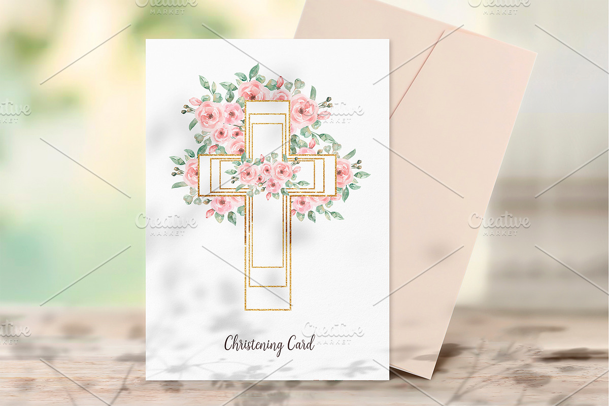Watercolor delicate floral set, a Decorative Illustration by MayaNavits (Photo 5 of 10)