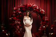 Floral Ring Backdrops Maternityshoot, a Background Graphic by Chipshpow Graphics (Thumbnail 11 of 13)