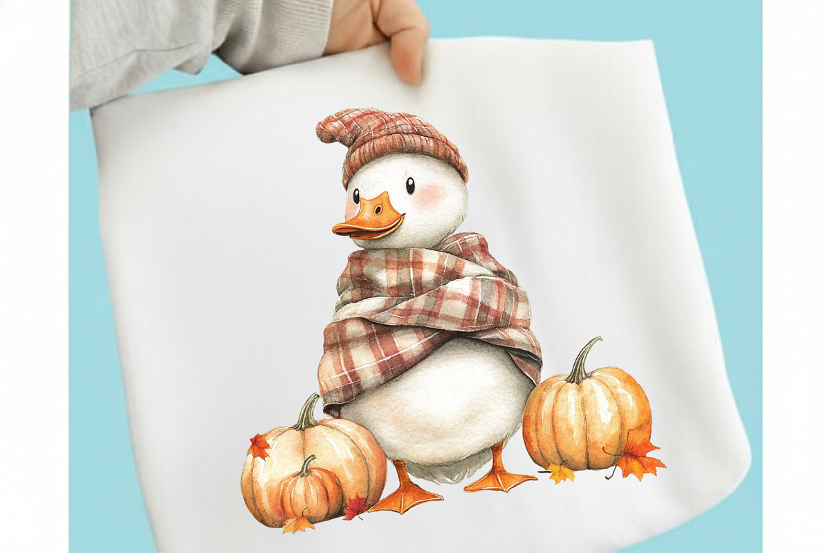 Whimsical Duck Clipart Bundle, a Seasonal Illustration by designcity5 (Photo 3 of 5)