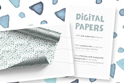 Real Watercolor Seamless Patterns, a Pattern Graphic by Greek fonts by nantia.co (Thumbnail 3 of 8)