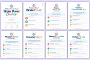 Brain Power Challenge Workbook kdp, a Stationery Template by Mustafiz (Thumbnail 2 of 4)
