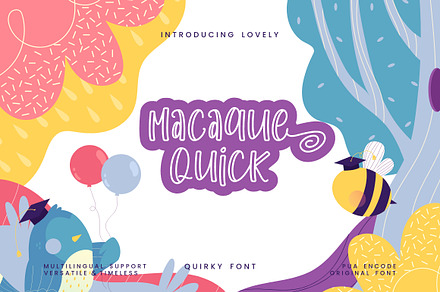 Macaque Quick Display Font