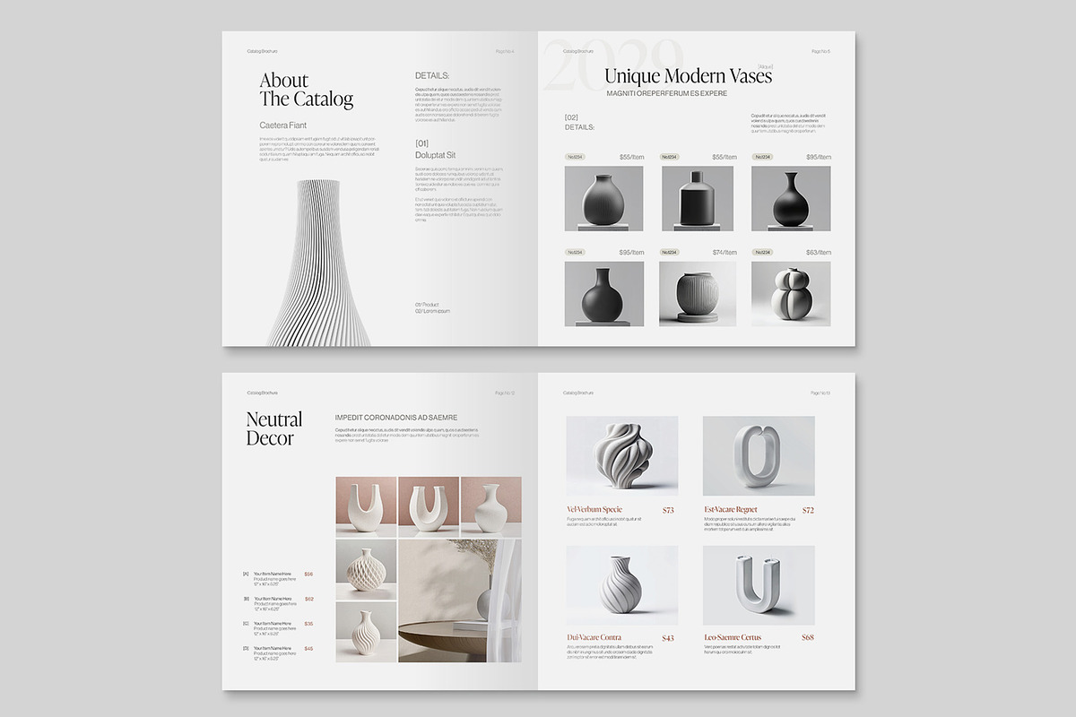 Square Catalog Brochure Template, a Brochure Template by BrandPacks (Photo 4 of 5)