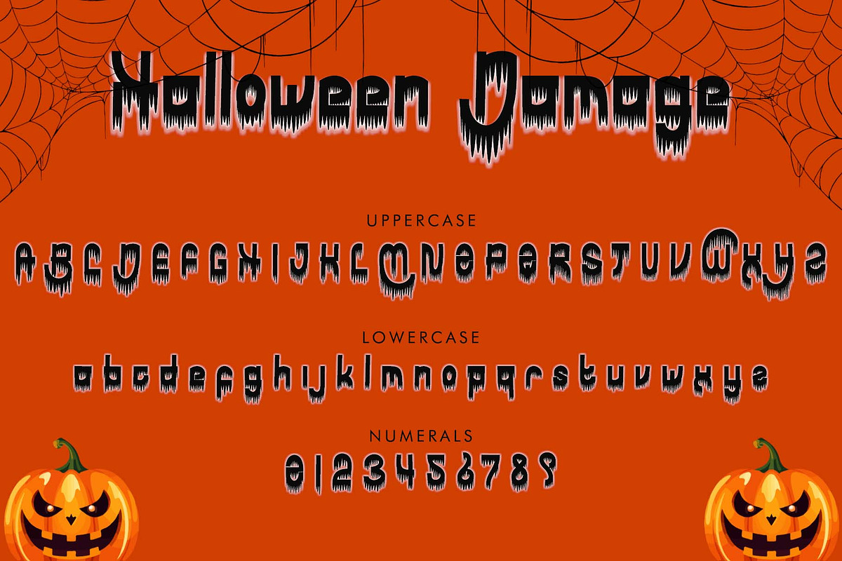 Halloween Damage, a Handwritten Font by Yoga Letter (Photo 6 of 6)