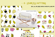 Animals Jungle clipart bundle, an Animal Illustration by WildStrawberry Magic (Thumbnail 6 of 8)