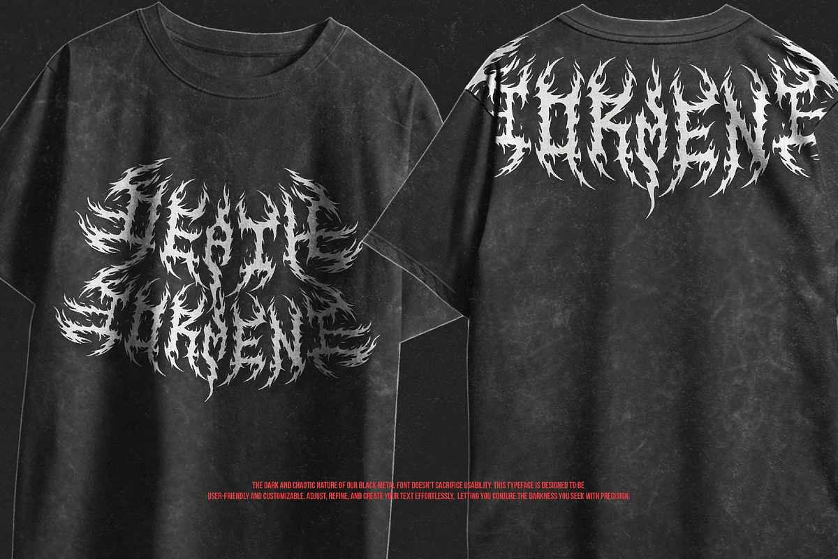 Vornath | Black Metal Font, a Blackletter Font by Denustudios (Photo 11 of 12)