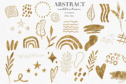 Gold Abstract Design Elements PNG, a Decorative Illustration by LuiDesignStudio (Thumbnail 3 of 5)