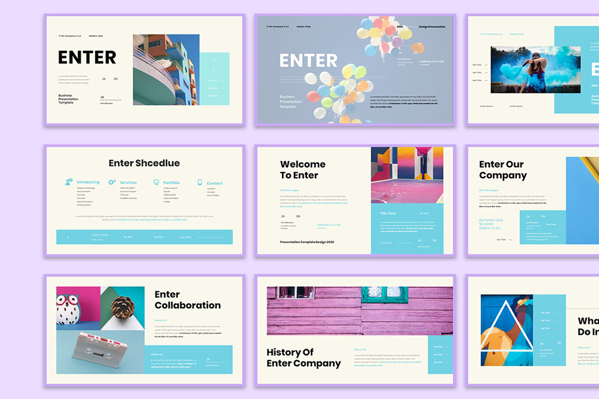 Enter - Powerpoint & Google Slide, a Presentation Template by Raseuki (Photo 2 of 5)