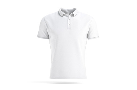 White Men's Polo Shirt 3D Model, an Object 3D Model by rebrandy