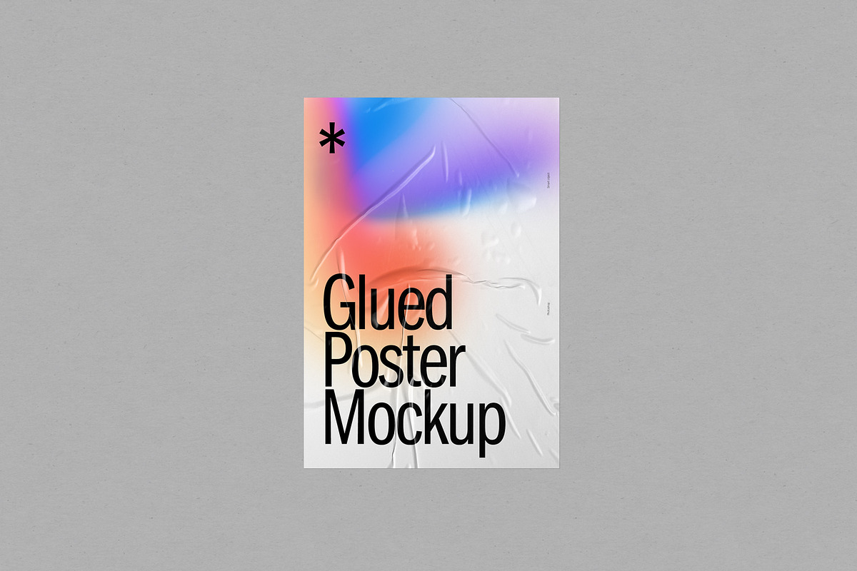 Glued Poster Mockups, a Mockup by artimasa (Photo 2 of 5)