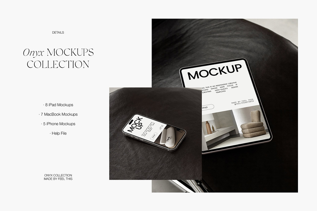 Apple Mockups | MacBook iPhone iPad, an iPhone Mockup by Feel This (Photo 7 of 10)