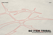 Modern Tribal Vector Shape - 50 Item, an Object Graphic by Hainz Studio (Thumbnail 12 of 12)