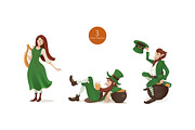 St. Patrick's day - watercolor set, an Object Graphic by KatsiarynaKa (Thumbnail 7 of 12)