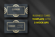 Business card Template & 3 Mock-up, a Business Card Template by Smashing_Studio (Thumbnail 1 of 10)