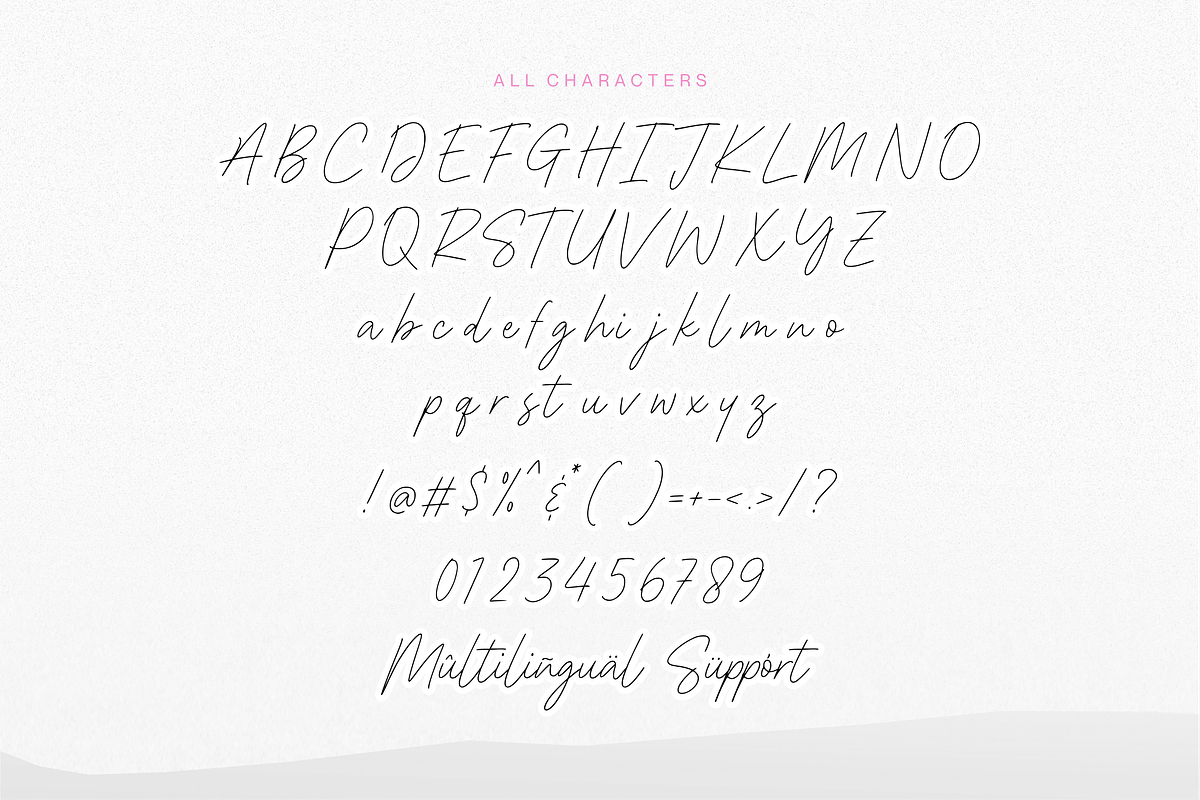 Shinymotion A Monoline Script Font, a Script Font by Allouse Studio (Photo 9 of 10)