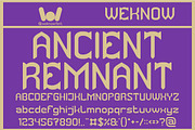 Ancient Remnant font, a Font by weknow (Thumbnail 1 of 8)