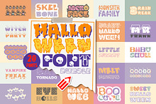 The Halloween Font Bundle
