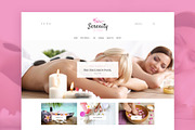 Serenity - Wellness WordPress Theme, a WordPress Template by EasyBlog Themes (Thumbnail 1 of 5)