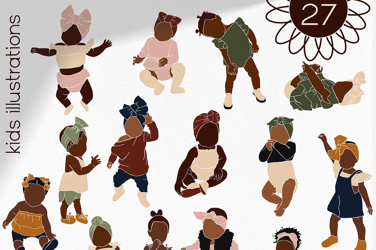Little fashionistas. Kids collection, a Decorative Illustration by EasyArt (Photo 5 of 9)
