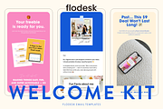 Welcome Email Templates for Flodesk, an Email Template by My Social Boutique (Thumbnail 1 of 4)